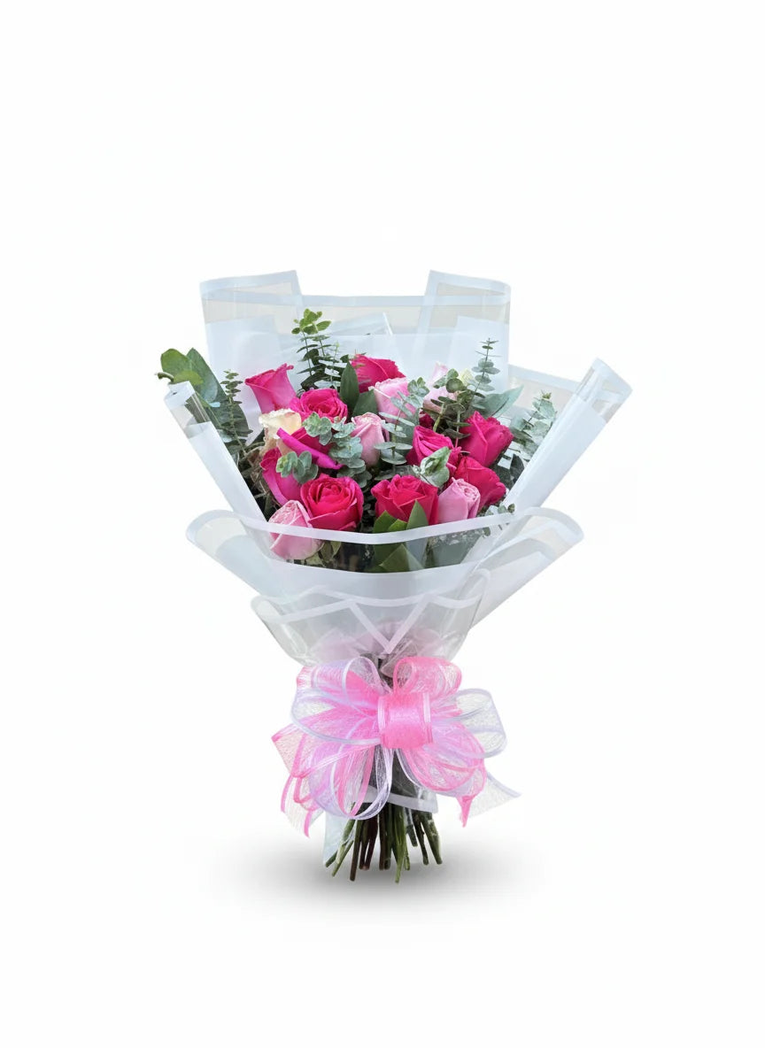 Bouquet romance pastel